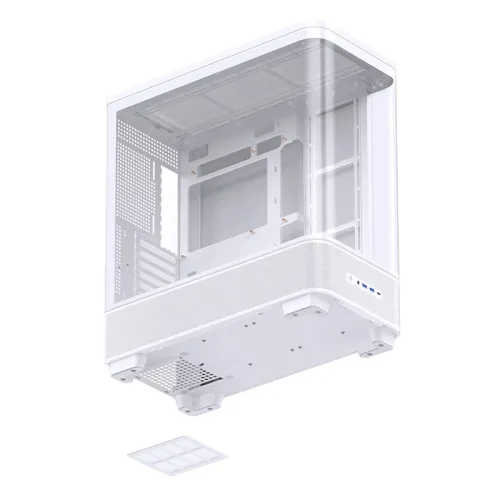 CASE PC JONSBO TK-5 WHITE– Mid Tower ATX| VGA 460mm| AIO 360mm